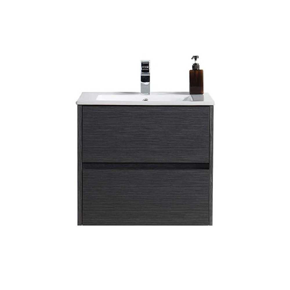 Valencia 24 Inch Vanity with Ceramic Sink - Silver Grey