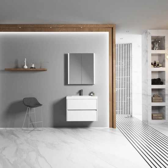 Valencia 30 Inch Vanity Base Only - White