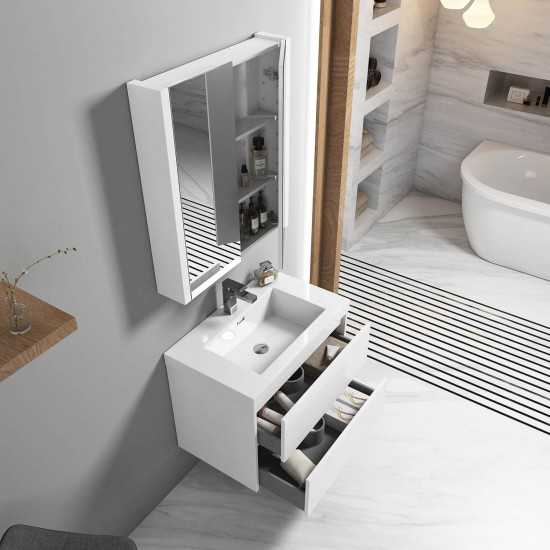 Valencia 30 Inch Vanity Base Only - White