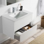 Valencia 30 Inch Vanity with Ceramic Sink & Medicine Cabinet - White