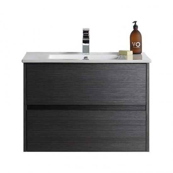 Valencia 30 Inch Vanity Base Only - Silver Grey
