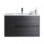 Valencia 36 Inch Vanity with Ceramic Sink - Silver Grey