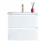 Jena 24 Inch Vanity Base Only - Calacatta White