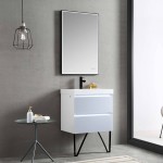 Jena 24 Inch Vanity Base Only - Light Grey