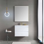 Jena 30 Inch Vanity Base Only - Calacatta White