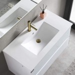 Jena 36 Inch Vanity with Ceramic Sink - Calacatta White