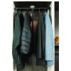 Black Powder Coat Soft-close 33" - 48" Expanding Wardrobe Lift