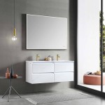 Jena 48 Inch Vanity Base Only - Calacatta White