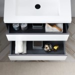 Berlin 30 Inch Vanity Base Only - White