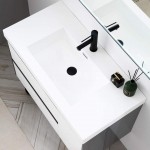 Berlin 36 Inch Vanity with Acrylic Sink - White