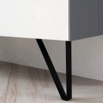 Berlin 36 Inch Vanity with Acrylic Sink - White