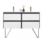 Berlin 48 Inch Vanity Base Only - White