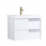 Sofia 24 Inch Vanity with Acrylic Sink - White