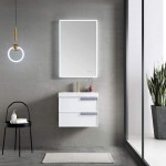Sofia 24 Inch Vanity with Acrylic Sink - White