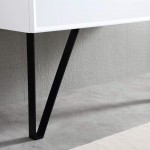 Sofia 24 Inch Vanity with Acrylic Sink - White