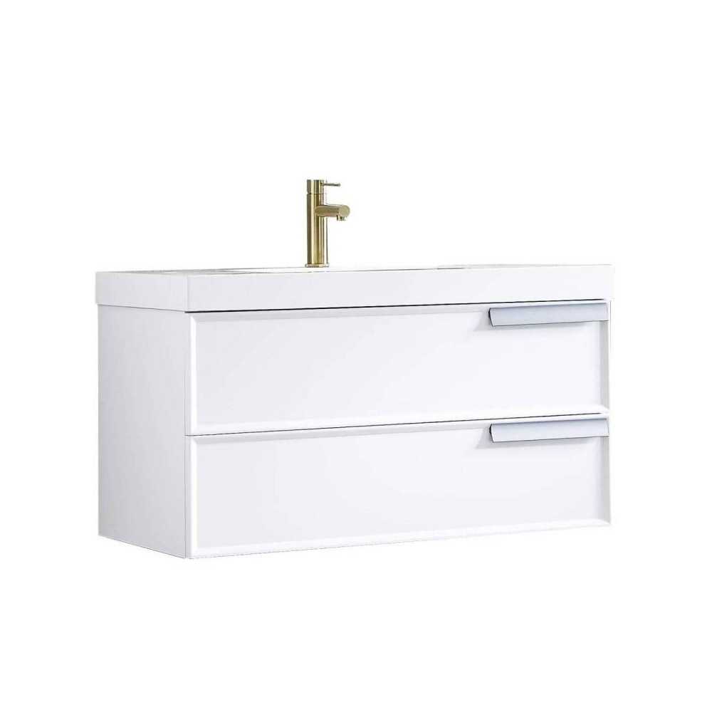 Sofia 36 Inch Vanity with Acrylic Sink - White