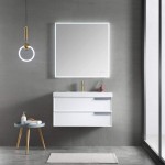 Sofia 36 Inch Vanity with Acrylic Sink - White