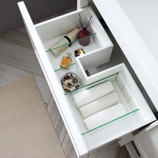 Vienna 24 Inch Vanity Base Only - White