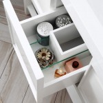 Vienna 36 Inch Vanity with Acrylic Sink - White
