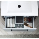 Riga 30 Inch Vanity with Acrylic Sink - Metal Gray