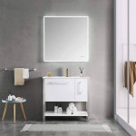 Riga 36 Inch Vanity Base Only - White