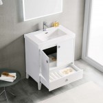 Lyon 30 Inch Vanity Base Only - White