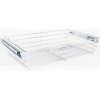 Chrome Closet Pullout Basket 14"D x 23"W x 6"H