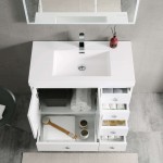 Lyon 36 Inch Vanity Base Only - White