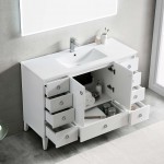 Lyon 48 Inch Vanity Base Only - White