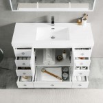 Lyon 48 Inch Vanity Base Only - White