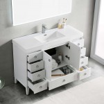 Lyon 48 Inch Vanity Base Only - White