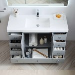 Lyon 48 Inch Vanity Base Only - Metal Gray