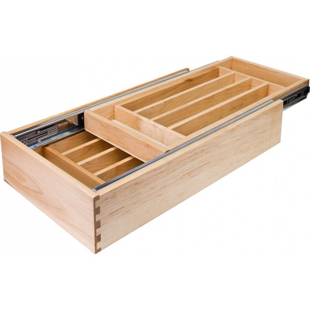 24" Double Cutlery Drawer
