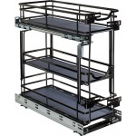 STORAGE WITH STYLE ® 8" Wire Drawer Base Pullout Black Nickel Finish