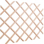 Alder 36" x 48" Beveled Wine Lattice Rack