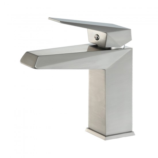 Bath Faucet Single Handle Lavatory Faucet - Brush Nickel