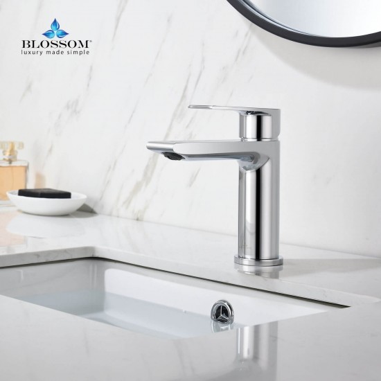 Bath Faucet Single Handle Lavatory Faucet - Chrome