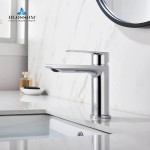 Bath Faucet Single Handle Lavatory Faucet - Chrome