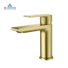 Bath Faucet Single Handle Lavatory Faucet - Brush Gold