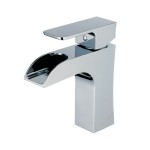 Bath Faucet Single Handle Lavatory Faucet - Chrome