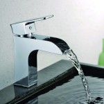 Bath Faucet Single Handle Lavatory Faucet - Chrome