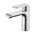 Bath Faucet Single Handle Lavatory Faucet - Chrome