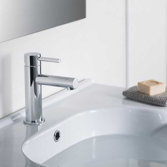 Bath Faucet Single Handle Lavatory Faucet - Chrome