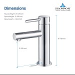 Bath Faucet Single Handle Lavatory Faucet - Chrome