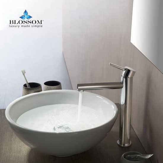 Bath Faucet Single Handle Lavatory Faucet - Chrome