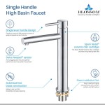 Bath Faucet Single Handle Lavatory Faucet - Chrome