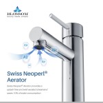 Bath Faucet Single Handle Lavatory Faucet - Chrome