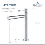 Bath Faucet Single Handle Lavatory Faucet - Chrome