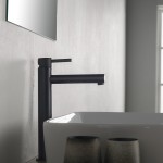 Bath Faucet Single Handle Lavatory Faucet - Matte Black