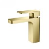 Bath Faucet Single Handle Lavatory Faucet - Brush Gold